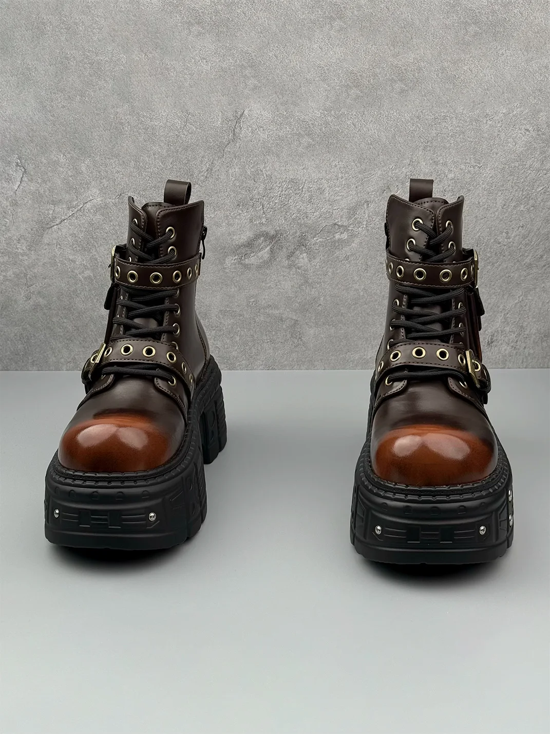 LSDZNX | Platform Punk Ankle Boots