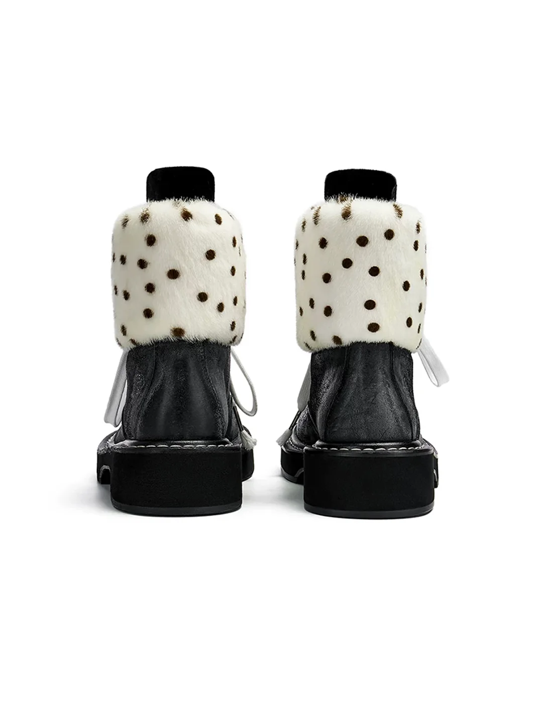 XMZY | Retro Western Workwear Platform Boots