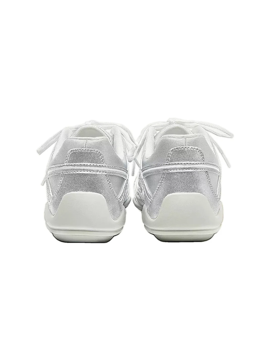MQMS | Silver Mesh Lightweight Trainer Sneakers