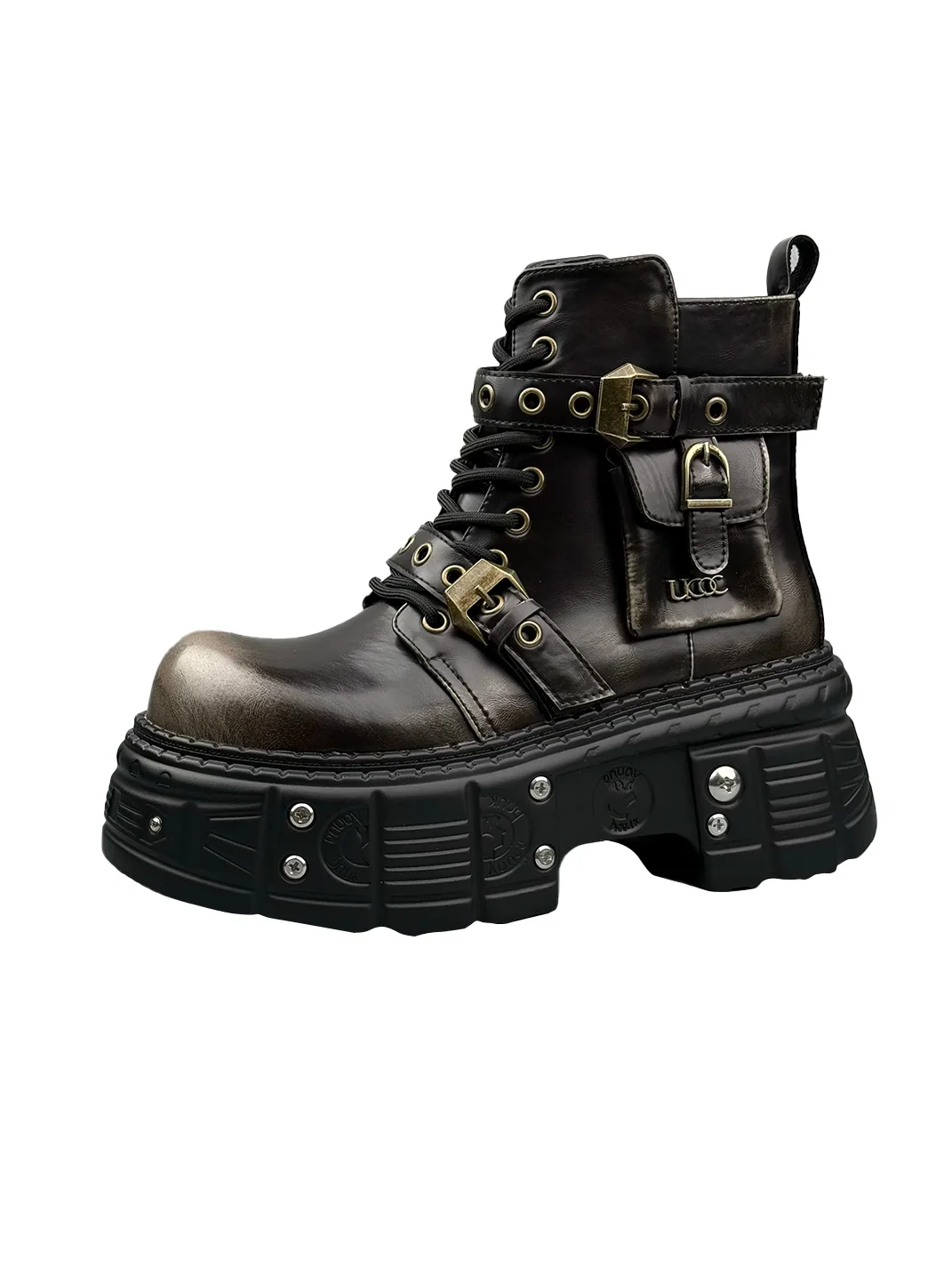 LSDZNX | Platform Punk Ankle Boots