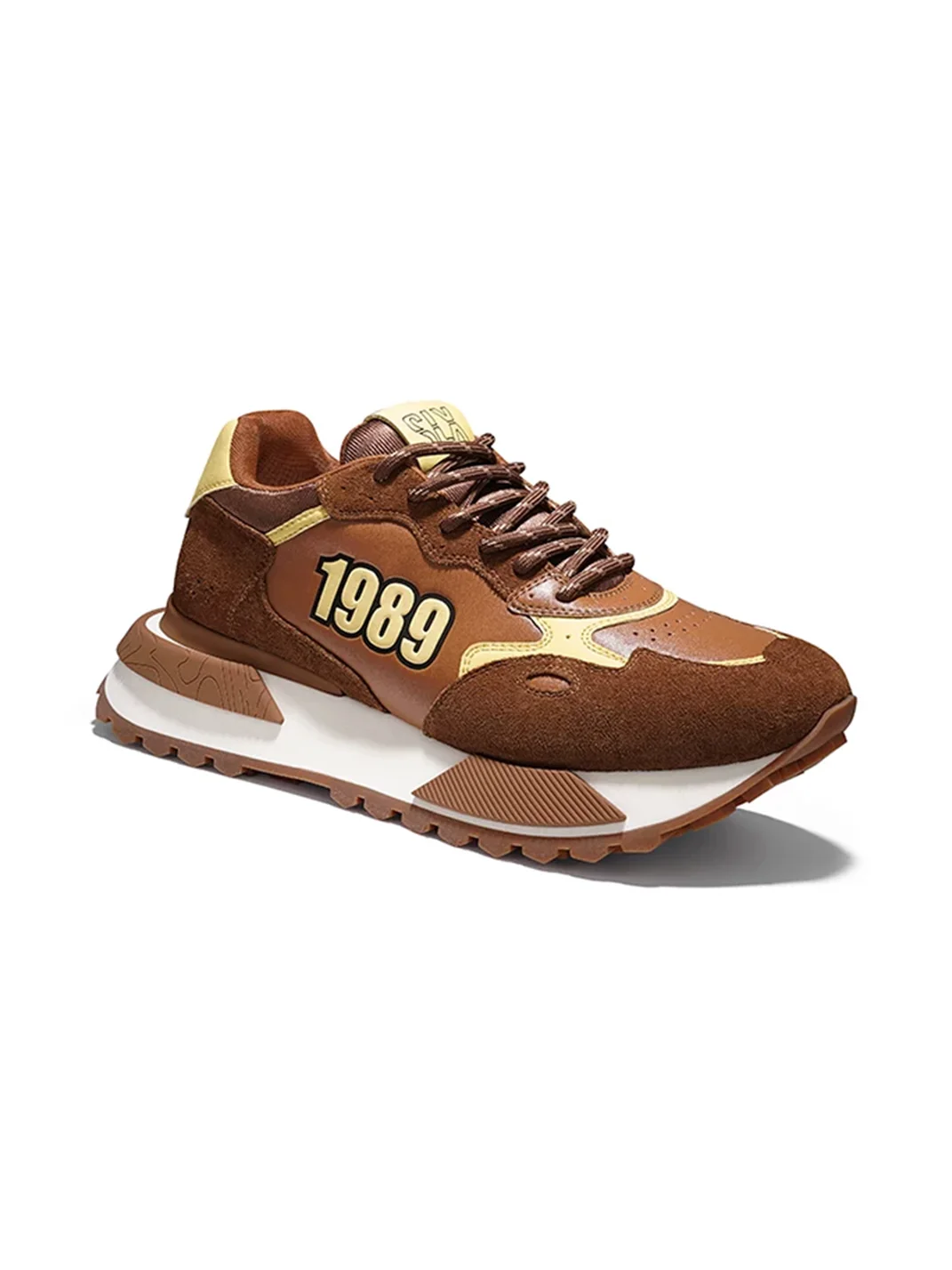 SALAXI | Color Block Low-Top Thick Sole Sneakers