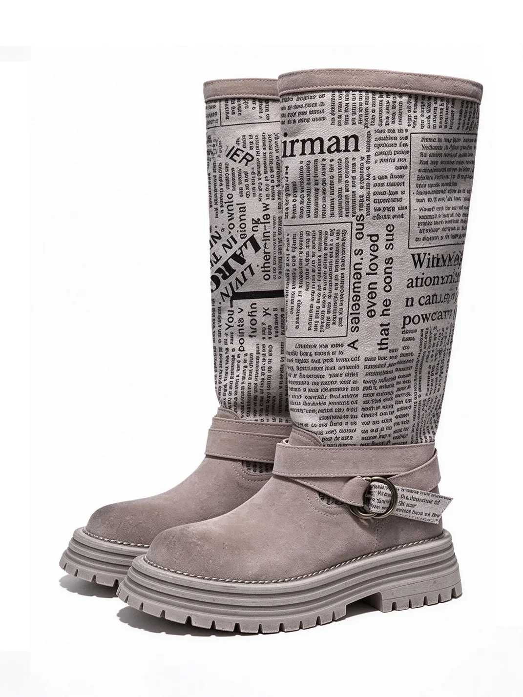 GSL | Chunky Sole Knee-High Riding Boots