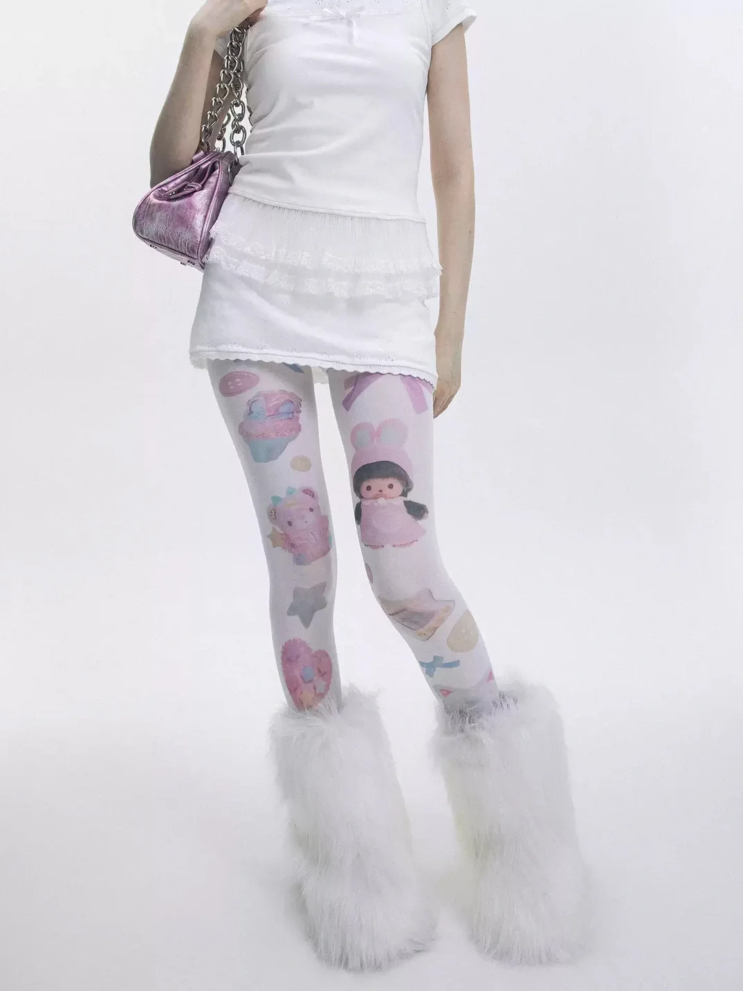 SS2L | Doll Print Tights