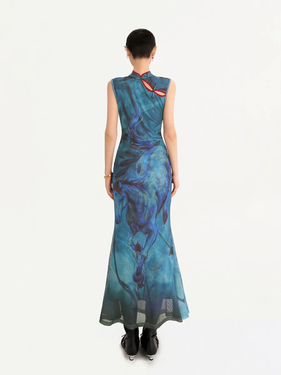 Nico Molly | Retro Fishtail Qipao Dress - 3