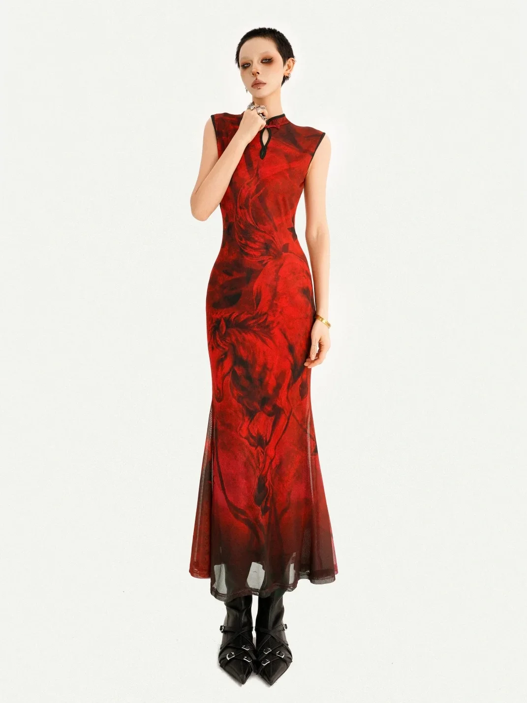 Nico Molly | Retro Fishtail Qipao Dress