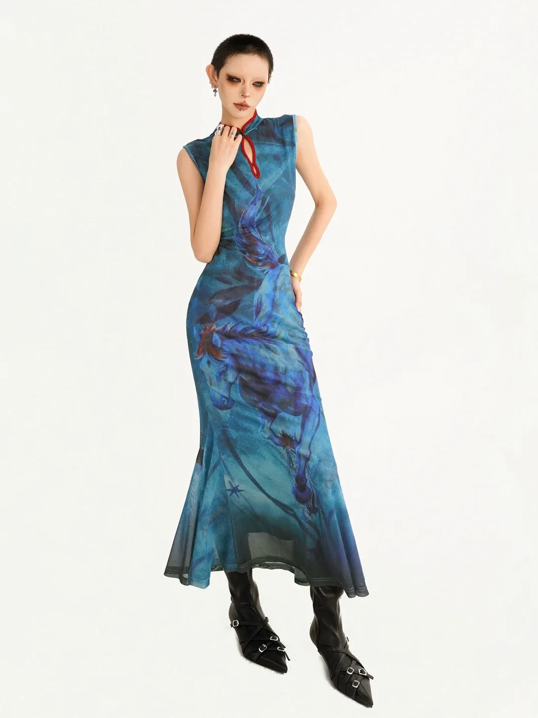 Nico Molly | Retro Fishtail Qipao Dress