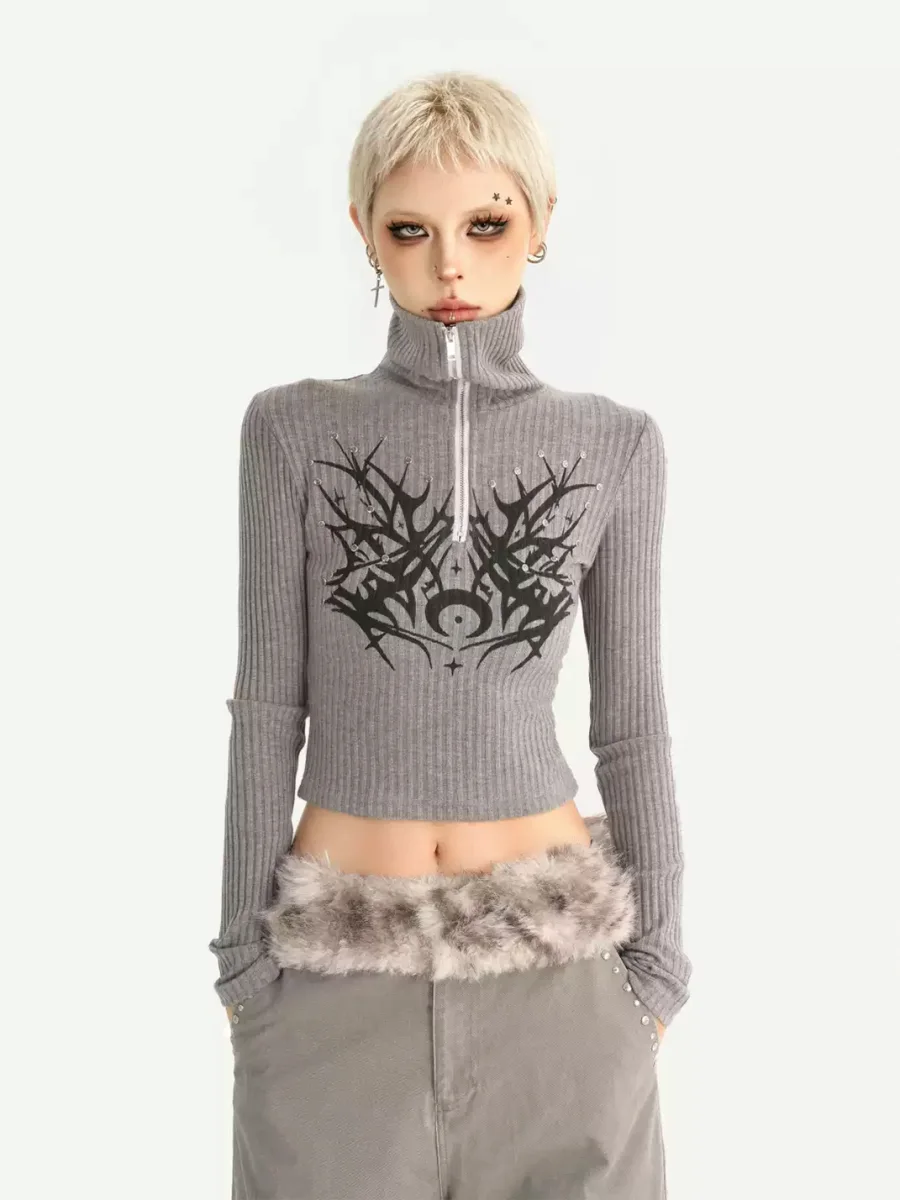 Nico Molly | Plush Sleeveless Vest And Knit Top Set - 4