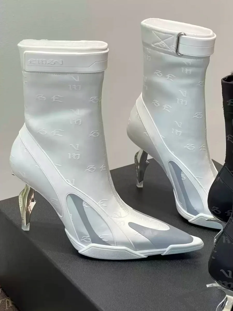 Angel | Sculptural Heel Ankle Boots - 4
