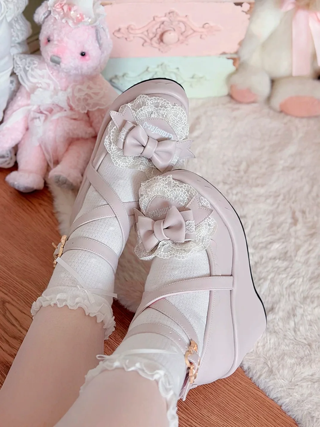 Transfer Student | Platform Wedge Lolita Shoes