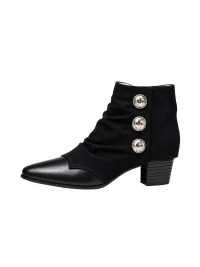 GURURU | Gothic Pointed-Toe Slouch Boots