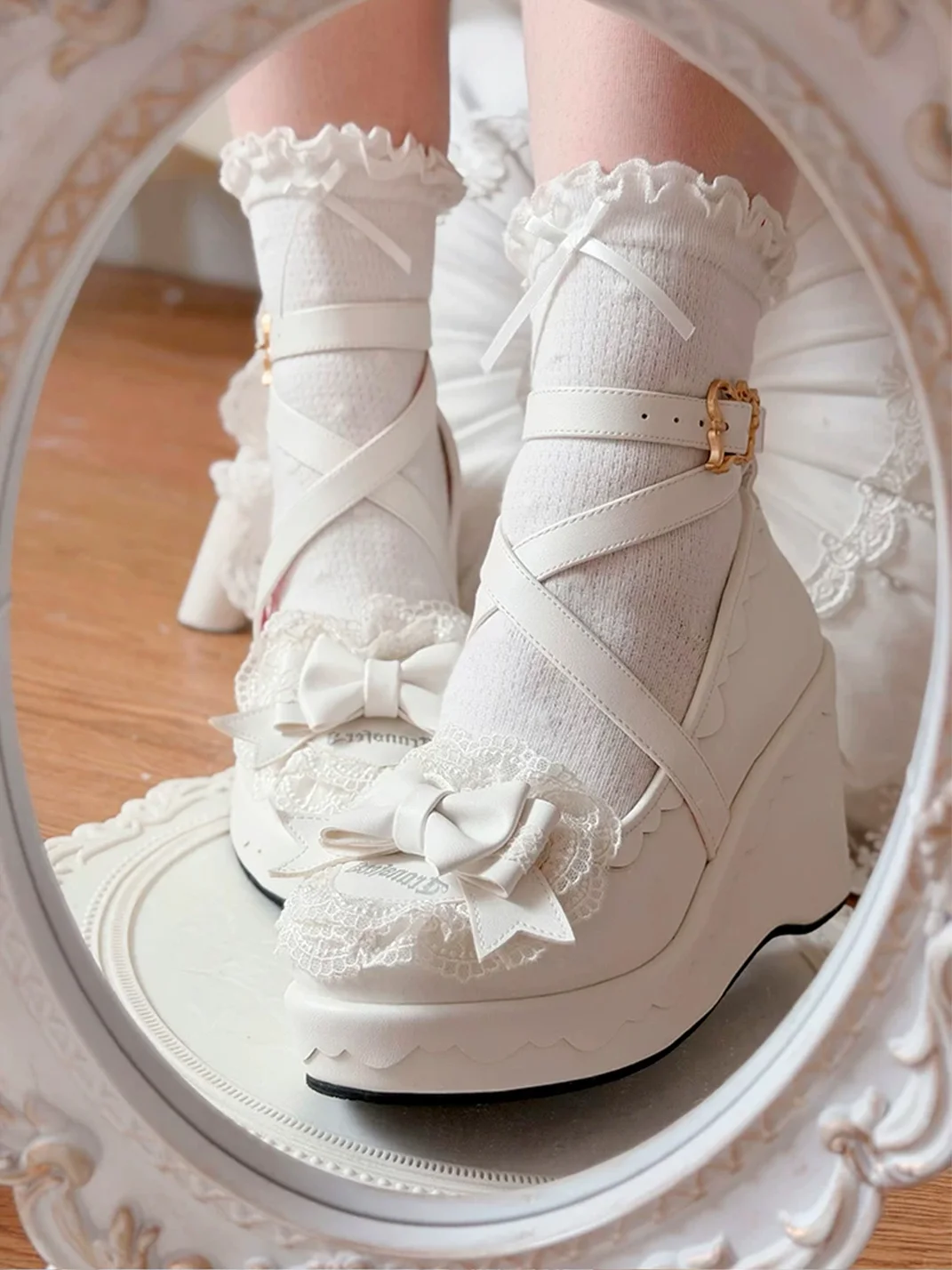 Transfer Student | Platform Wedge Lolita Shoes