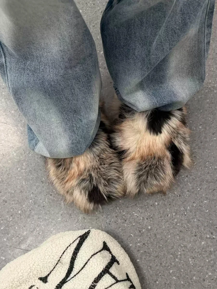 TZ killer | Plush Thick-Sole Slip-On Winter Slippers - 2