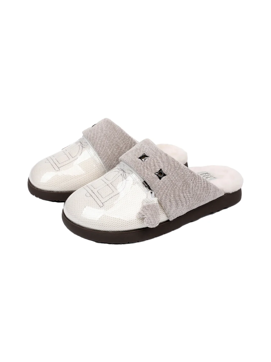 Out side window | DIY Display Compartment Shimmer Plush Slippers