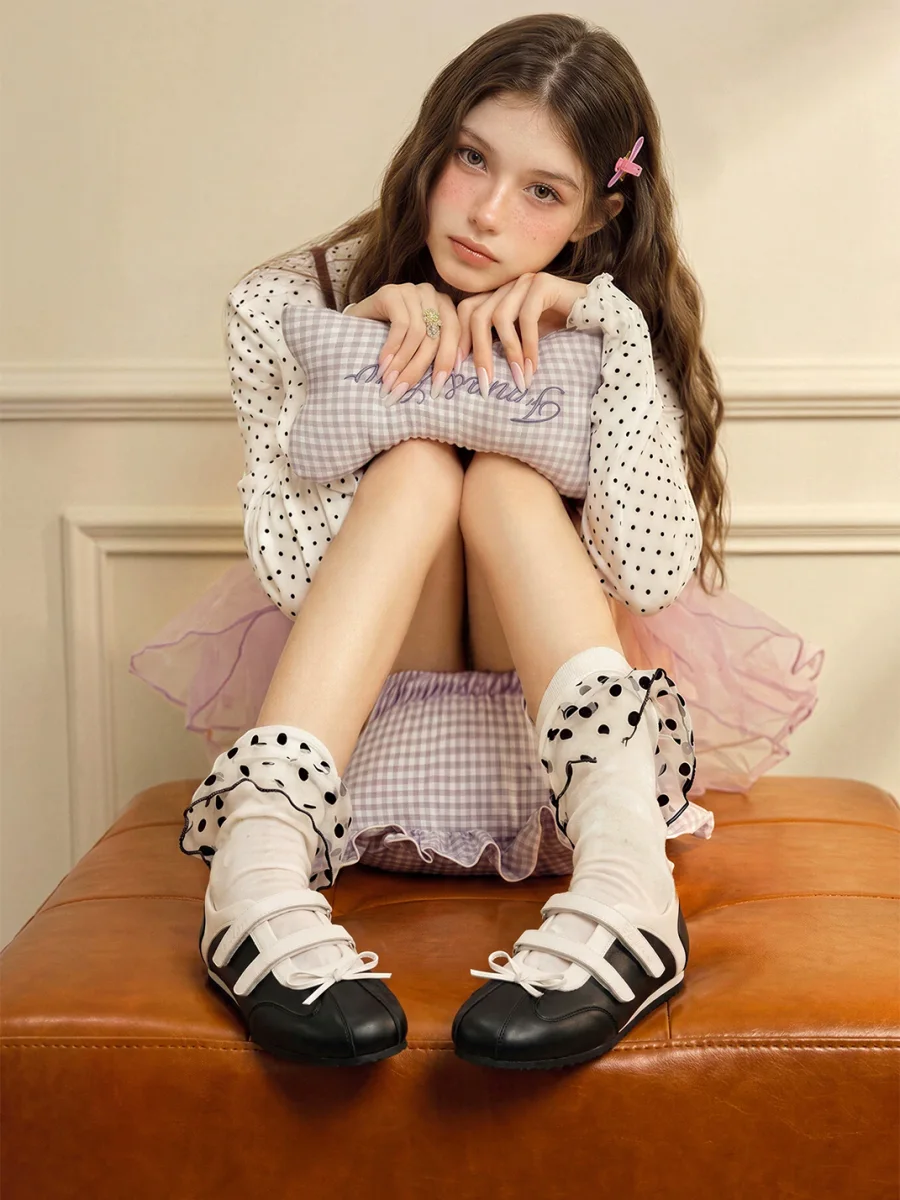 EBLAN | Platform Bow Mary Jane Shoes - 3
