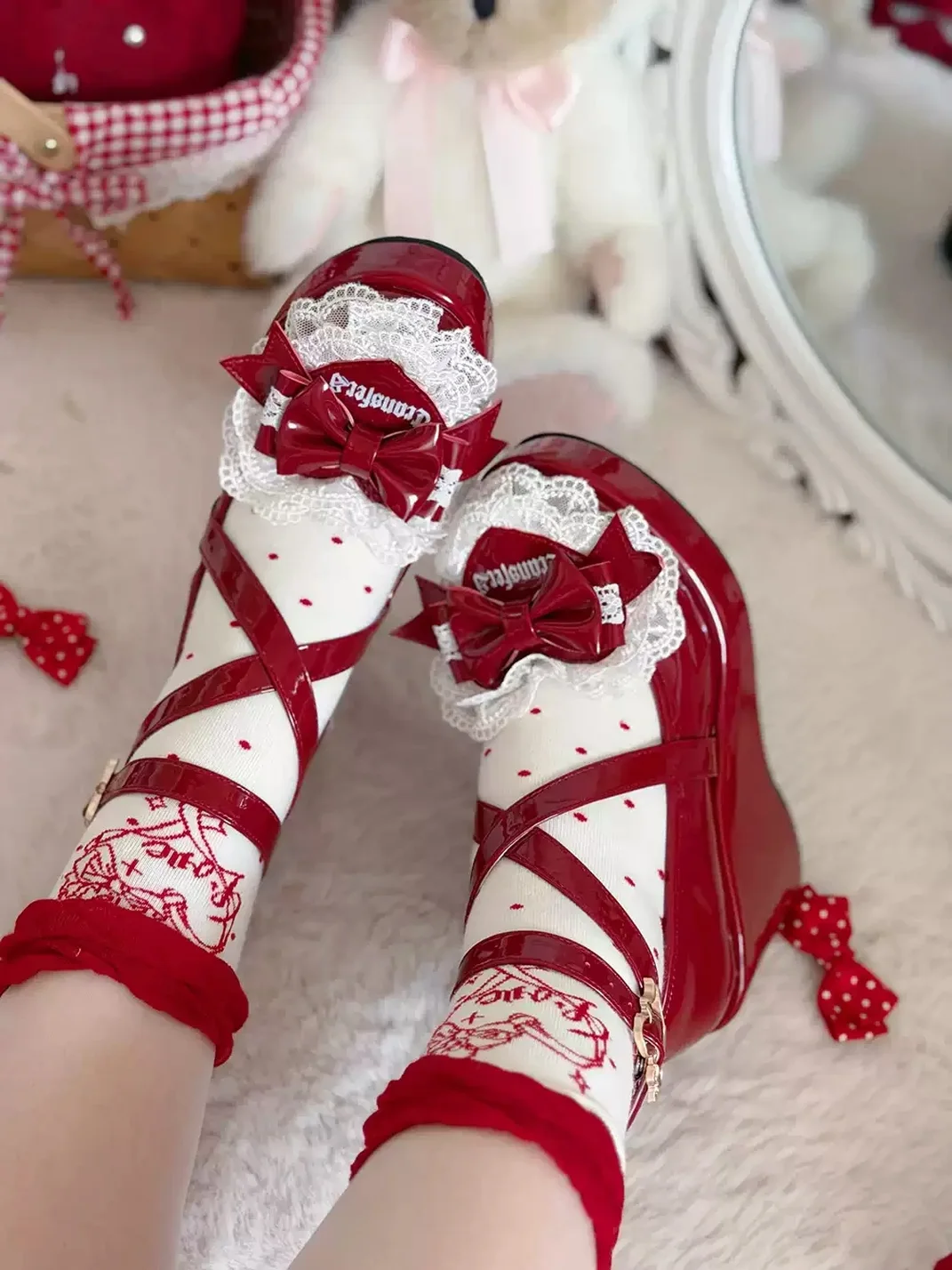 Transfer Student | Platform Wedge Lolita Shoes