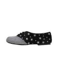 Littlegood | Striped Star Patchwork Split-Toe Flats