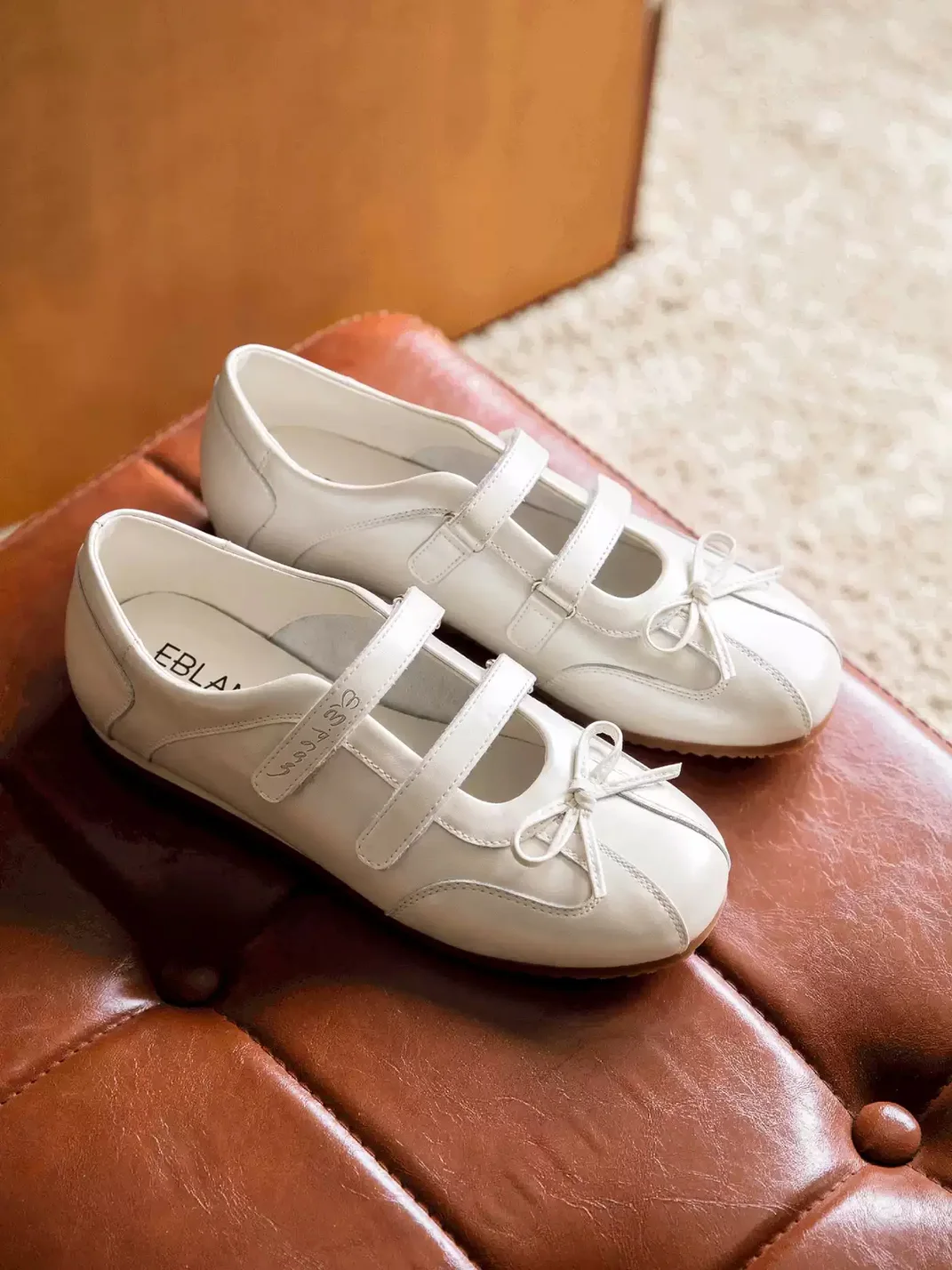 EBLAN | Platform Bow Mary Jane Shoes