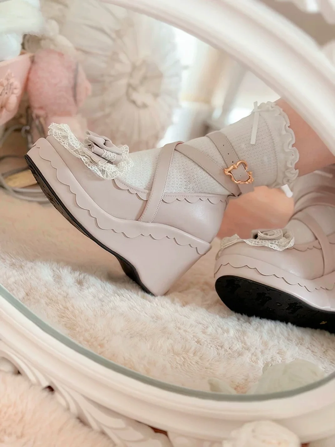 Transfer Student | Platform Wedge Lolita Shoes