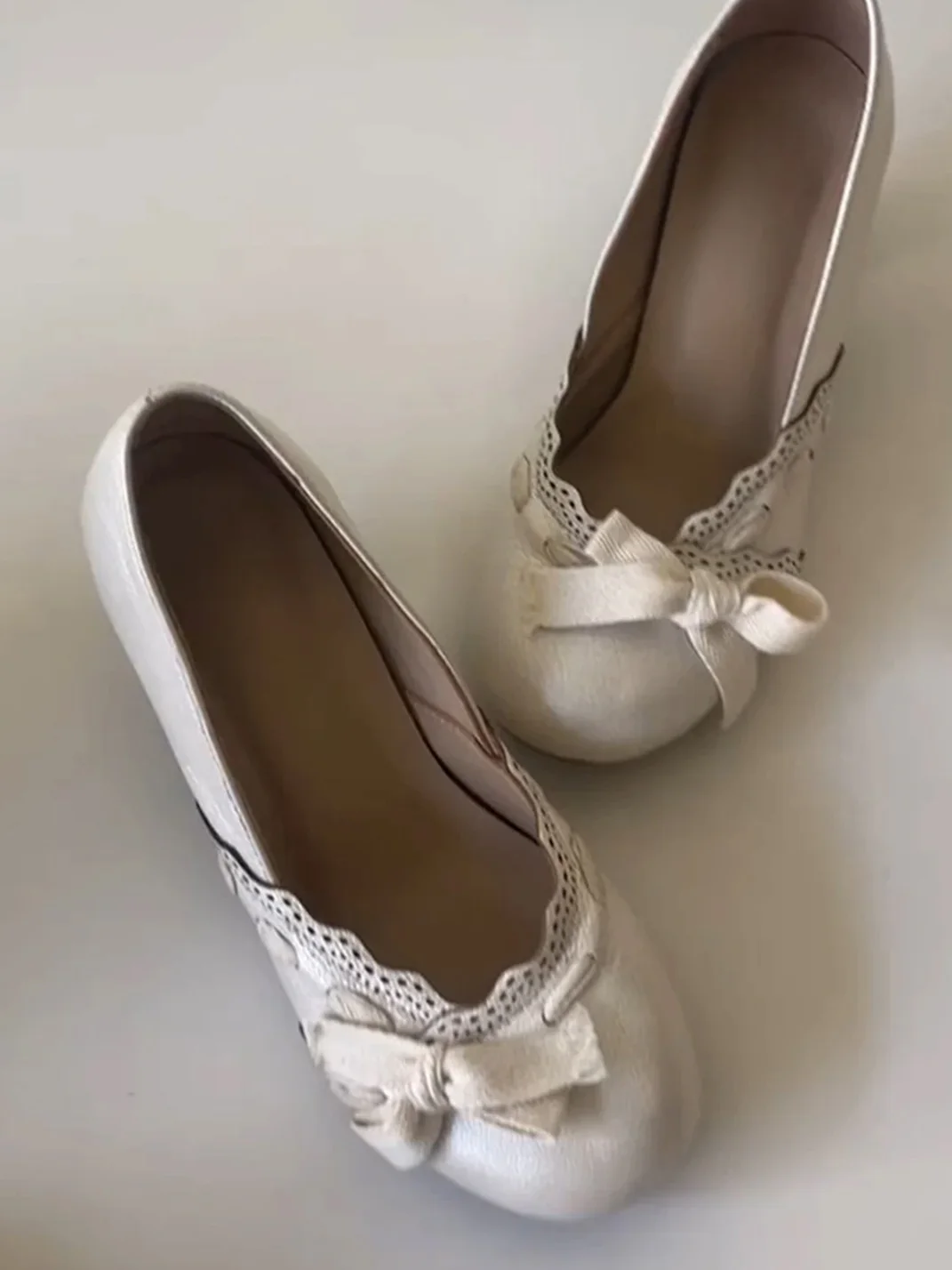 HoneyRain | Round Toe Bow Mary Jane Shoes