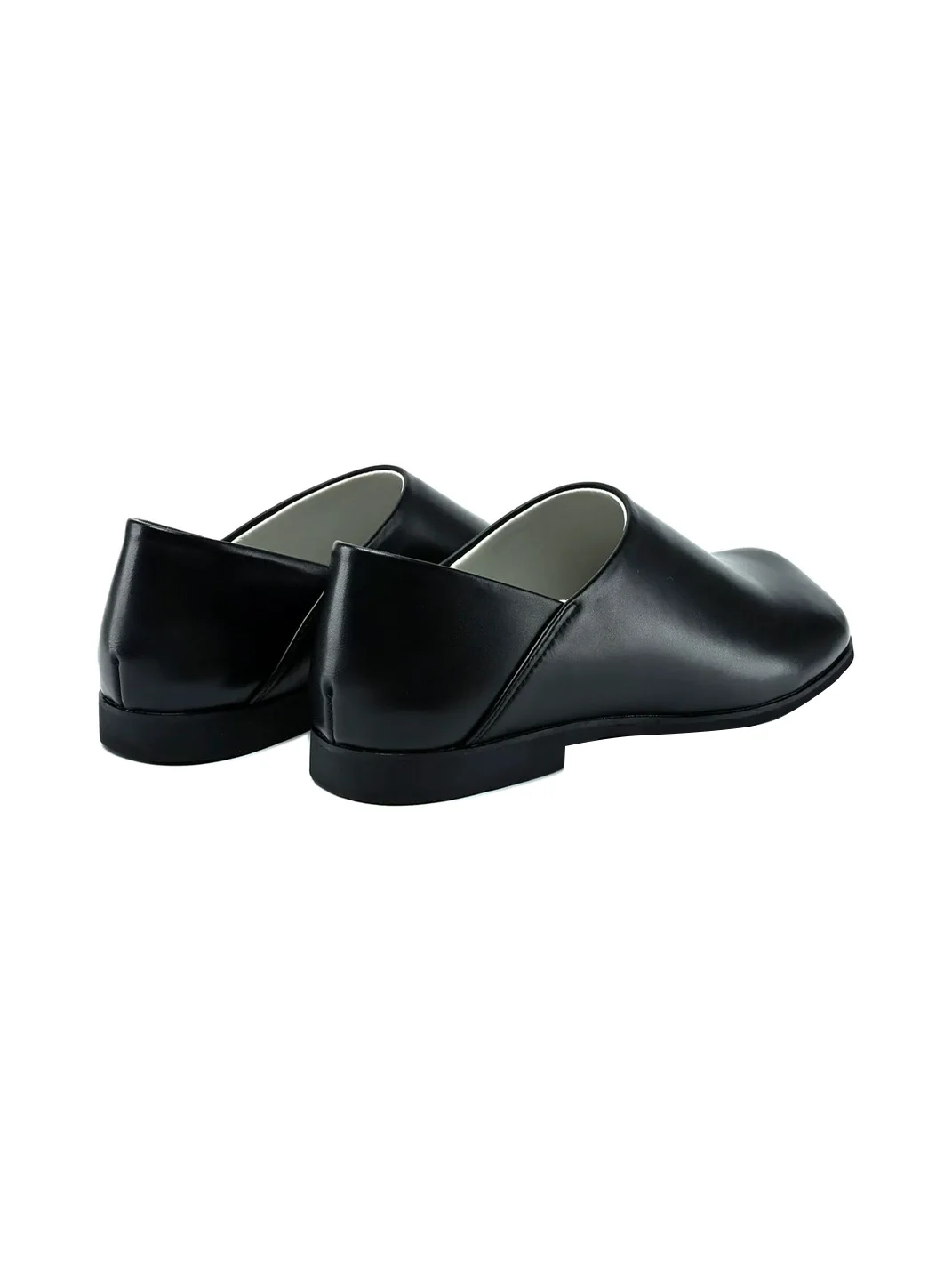 UNZIZHI | Leather Slip-On Loafers With Collapsible Heel