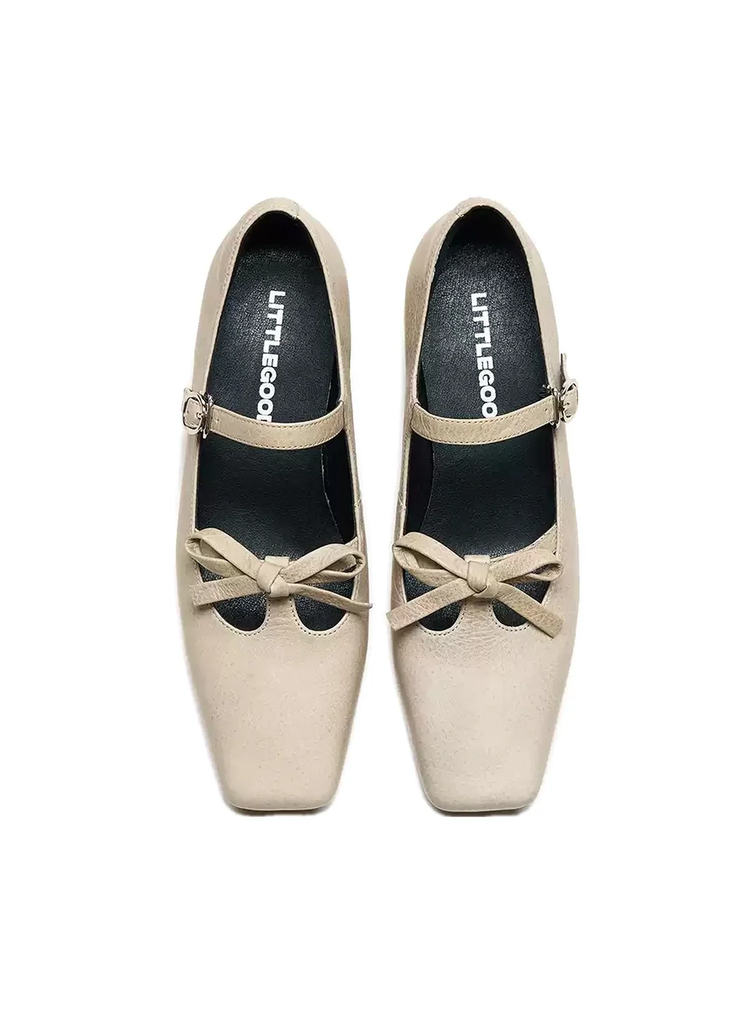 Littlegood | Retro Square Toe Mary Jane Shoes
