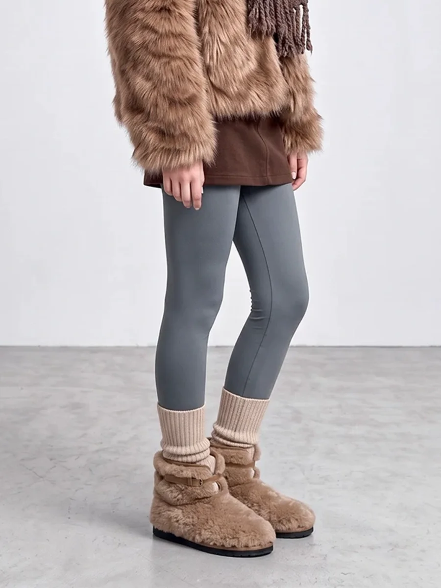 LMDD | Two-Way Plush Thick-Sole Short Boots - 3