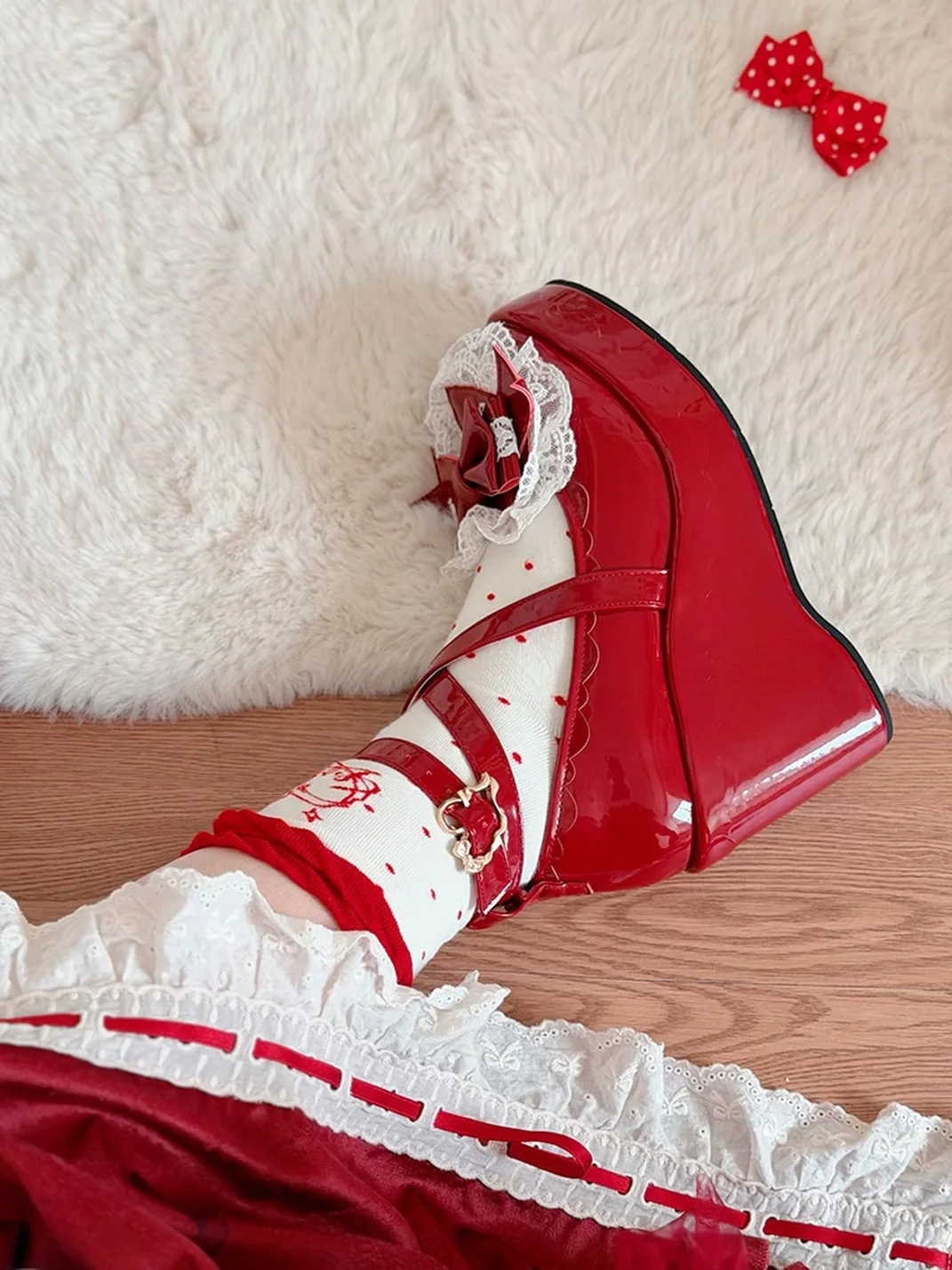 Transfer Student | Platform Wedge Lolita Shoes