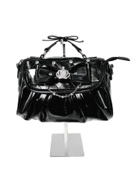 Transfer Student | Rhinestone Bow Lolita Shoulder And Crossbody Handbag