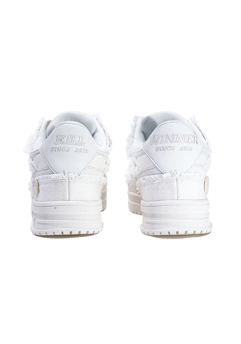 KILLWINNER丨Shattered Meteor Low Top Sneakers-White