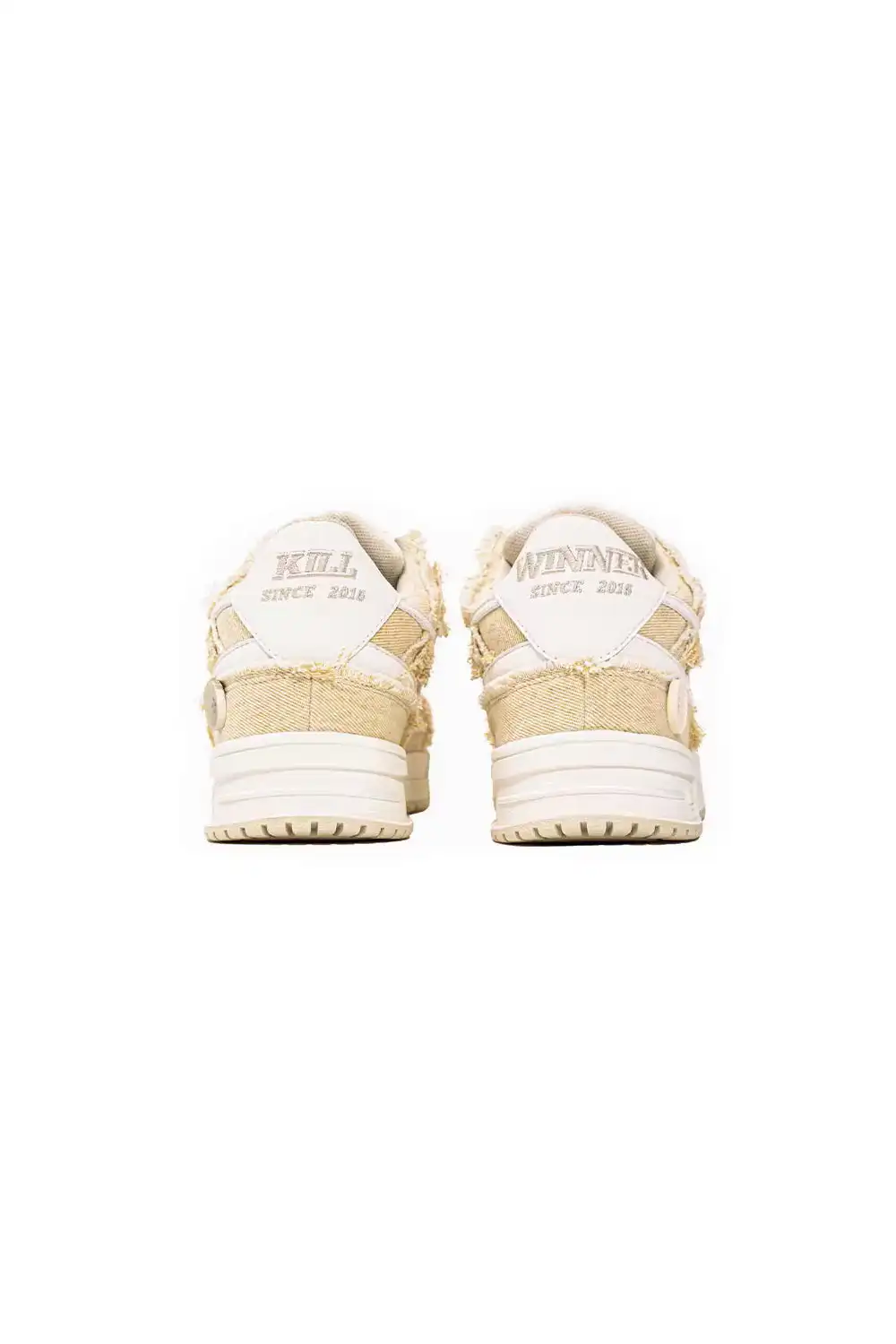 KILLWINNER丨Shattered Meteor Low Top Sneakers-Yellow