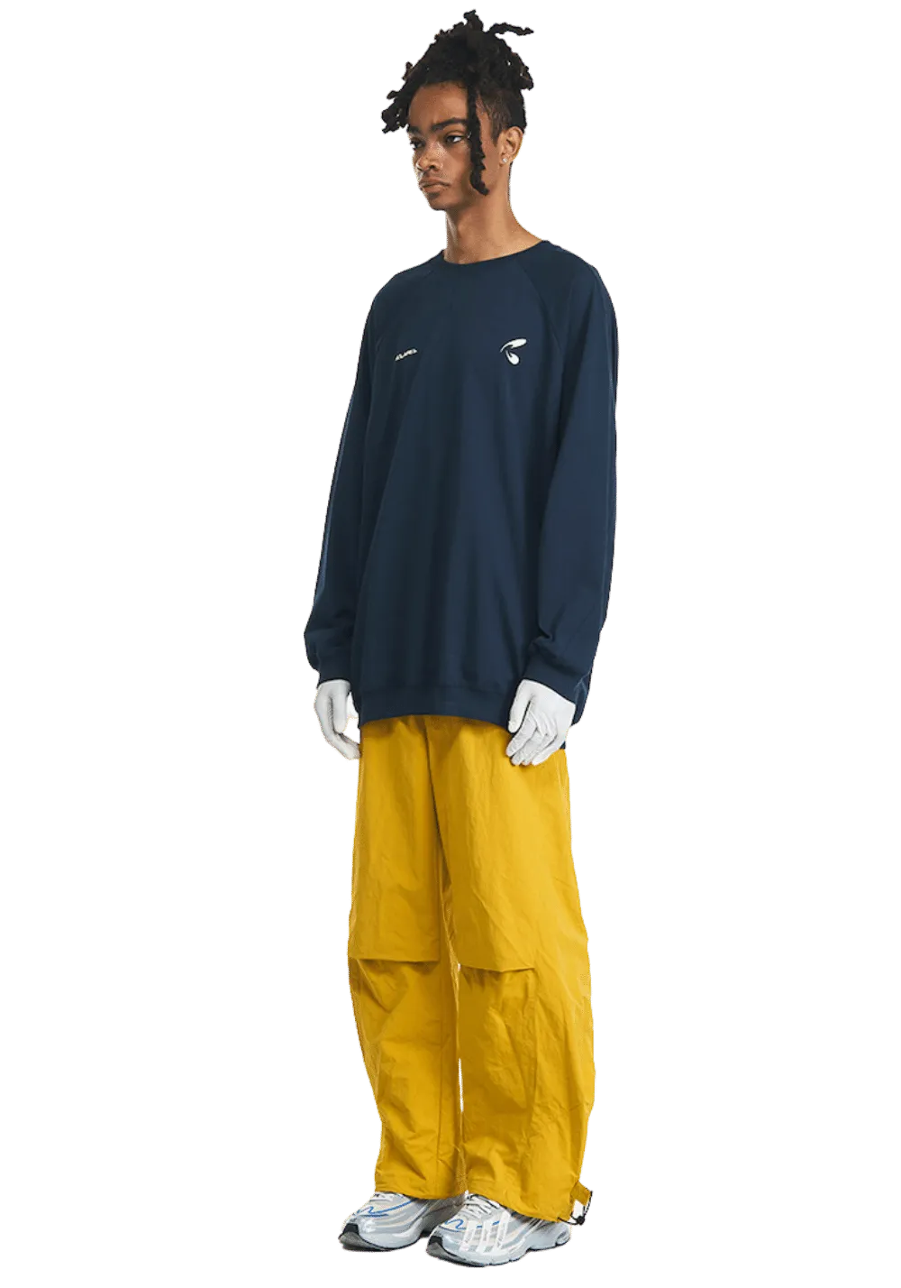 RELABEL丨Deconstructed Tapered Wide Leg Pants