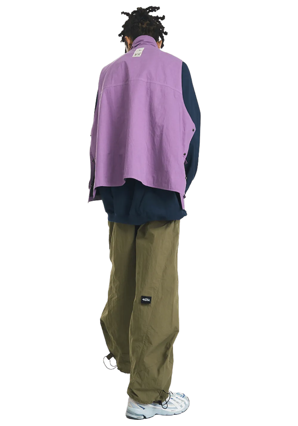 RELABEL丨Deconstructed Tapered Wide Leg Pants