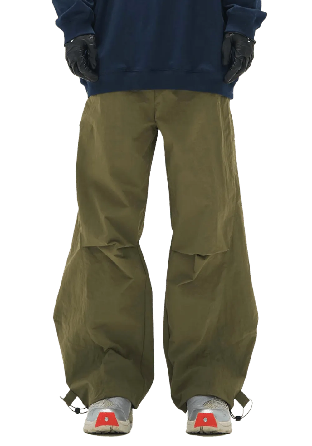 RELABEL丨Deconstructed Tapered Wide Leg Pants