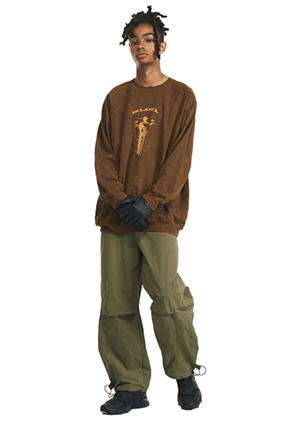 RELABEL丨Deconstructed Tapered Wide Leg Pants
