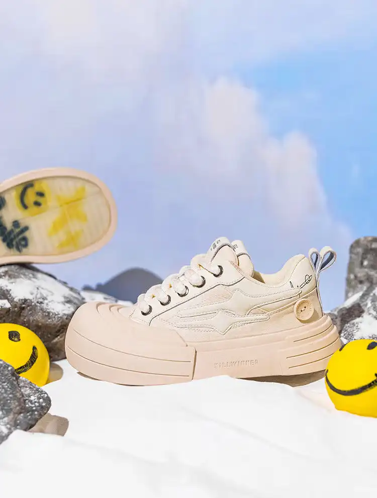 KILLWINNER丨Smile Life Sneaker - Beige
