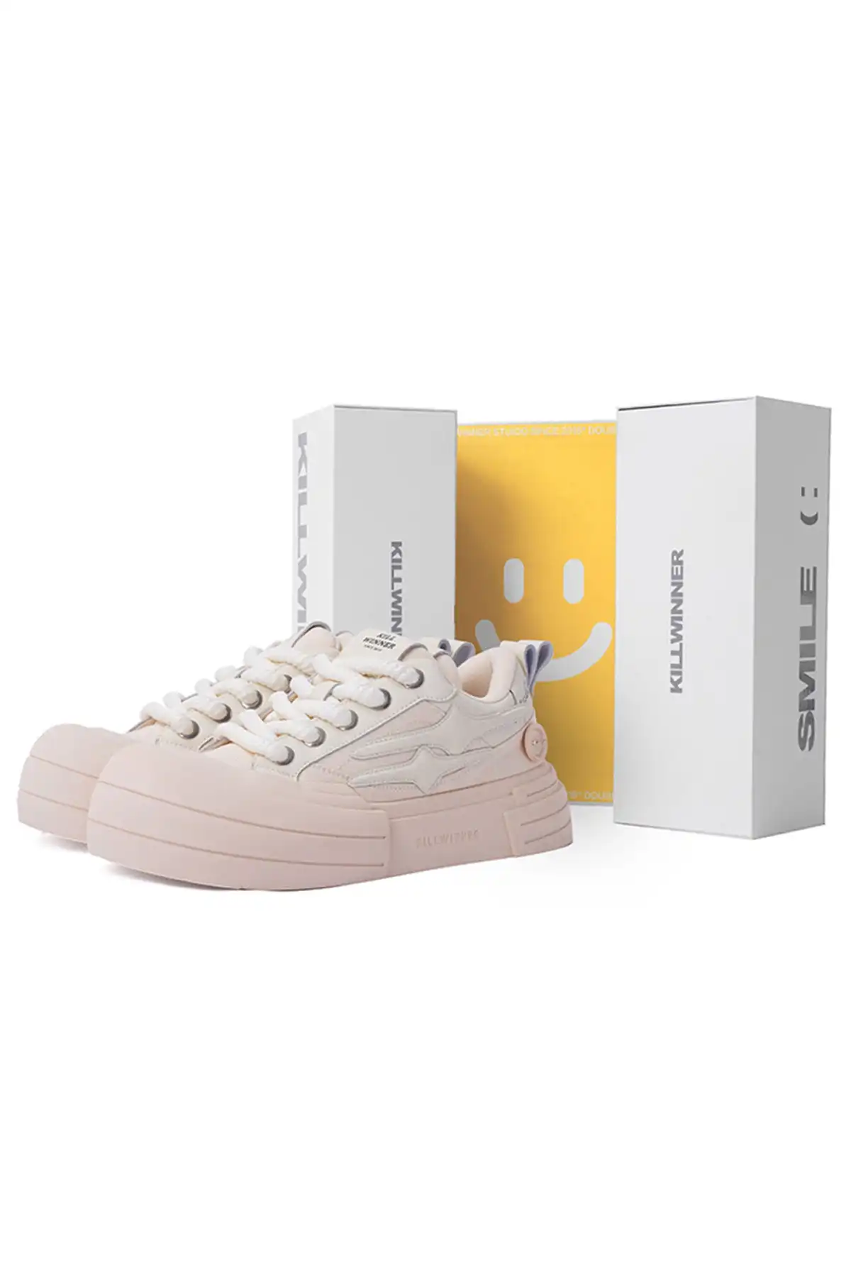 KILLWINNER丨Smile Life Sneaker - Beige