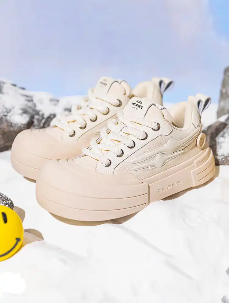 KILLWINNER丨Smile Life Sneaker - Beige
