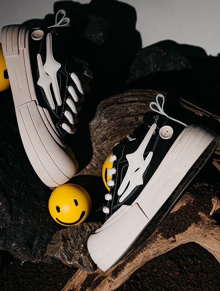 KILLWINNER丨Smile Life Sneaker - Black | PSYLOS1