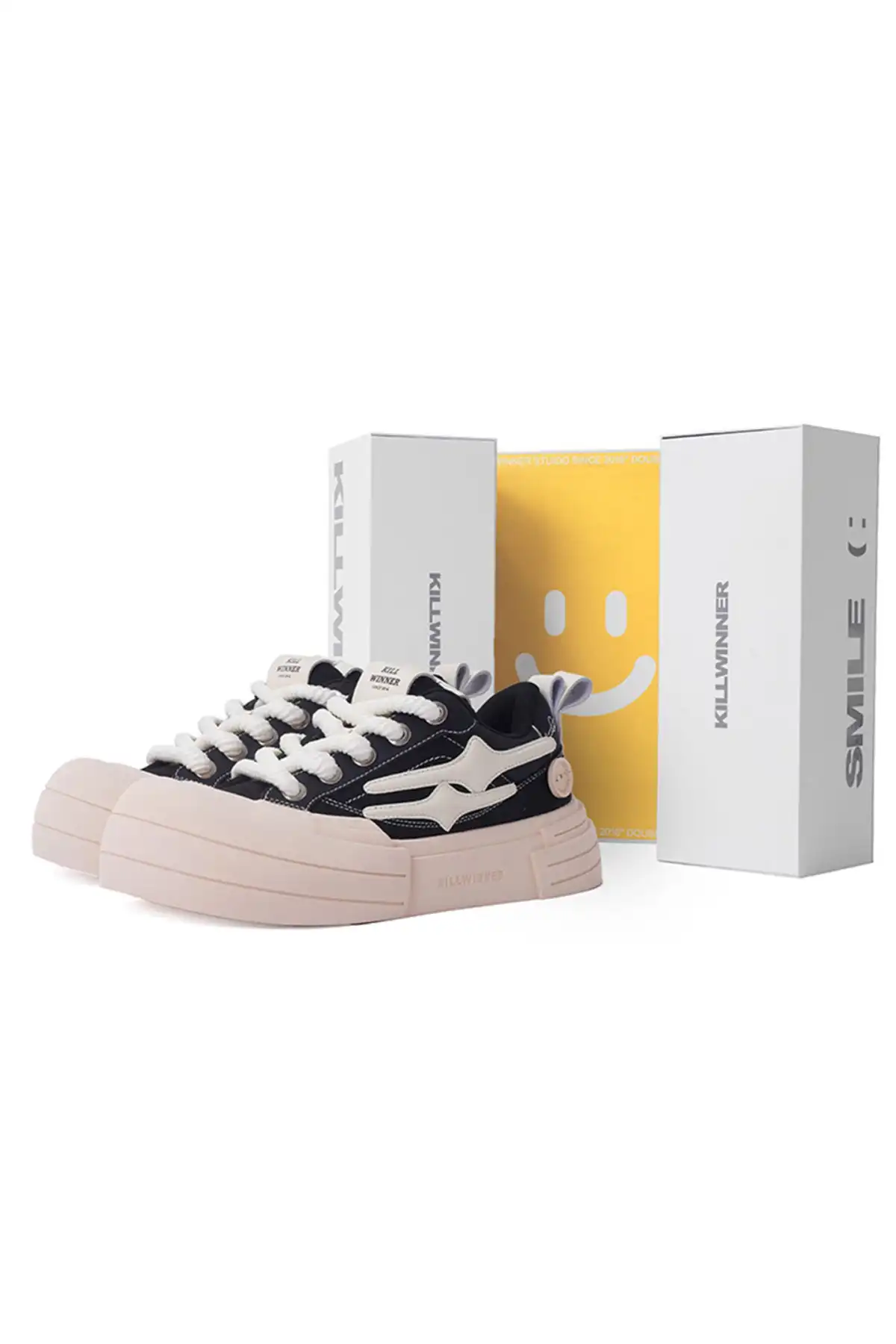 KILLWINNER丨Smile Life Sneaker - Black