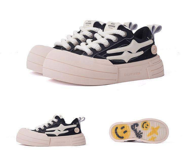 KILLWINNER丨Smile Life Sneaker - Black | PSYLOS1