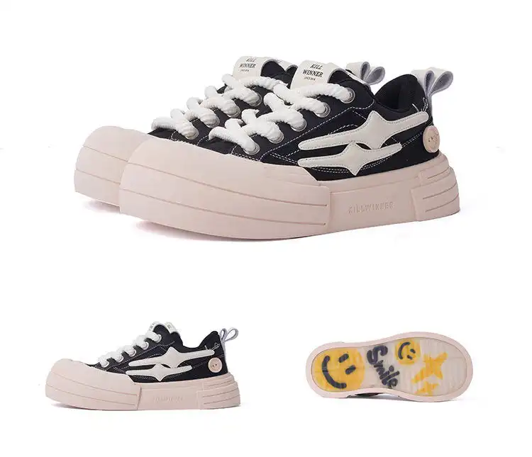 KILLWINNER丨Smile Life Sneaker - Black