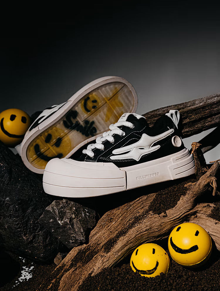 KILLWINNER丨Smile Life Sneaker - Black | PSYLOS1