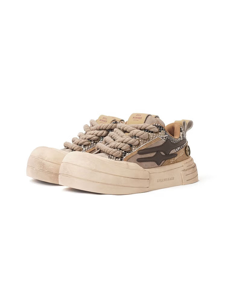 KILLWINNER丨Smile Life Sneaker - Brown | PSYLOS1