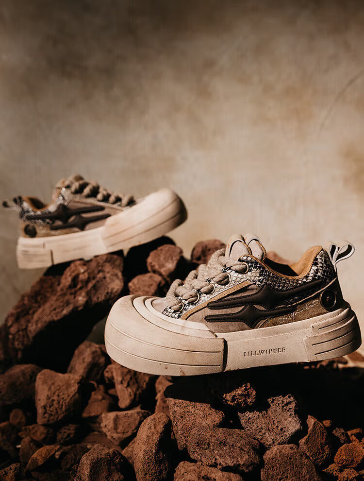 KILLWINNER丨Smile Life Sneaker - Brown | PSYLOS1