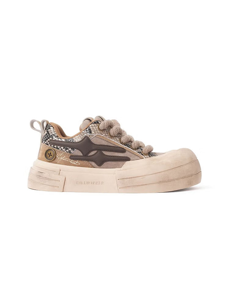 KILLWINNER丨Smile Life Sneaker - Brown | PSYLOS1