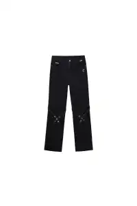 CLEARANCE丨Straight High Street Lace Up Jeans