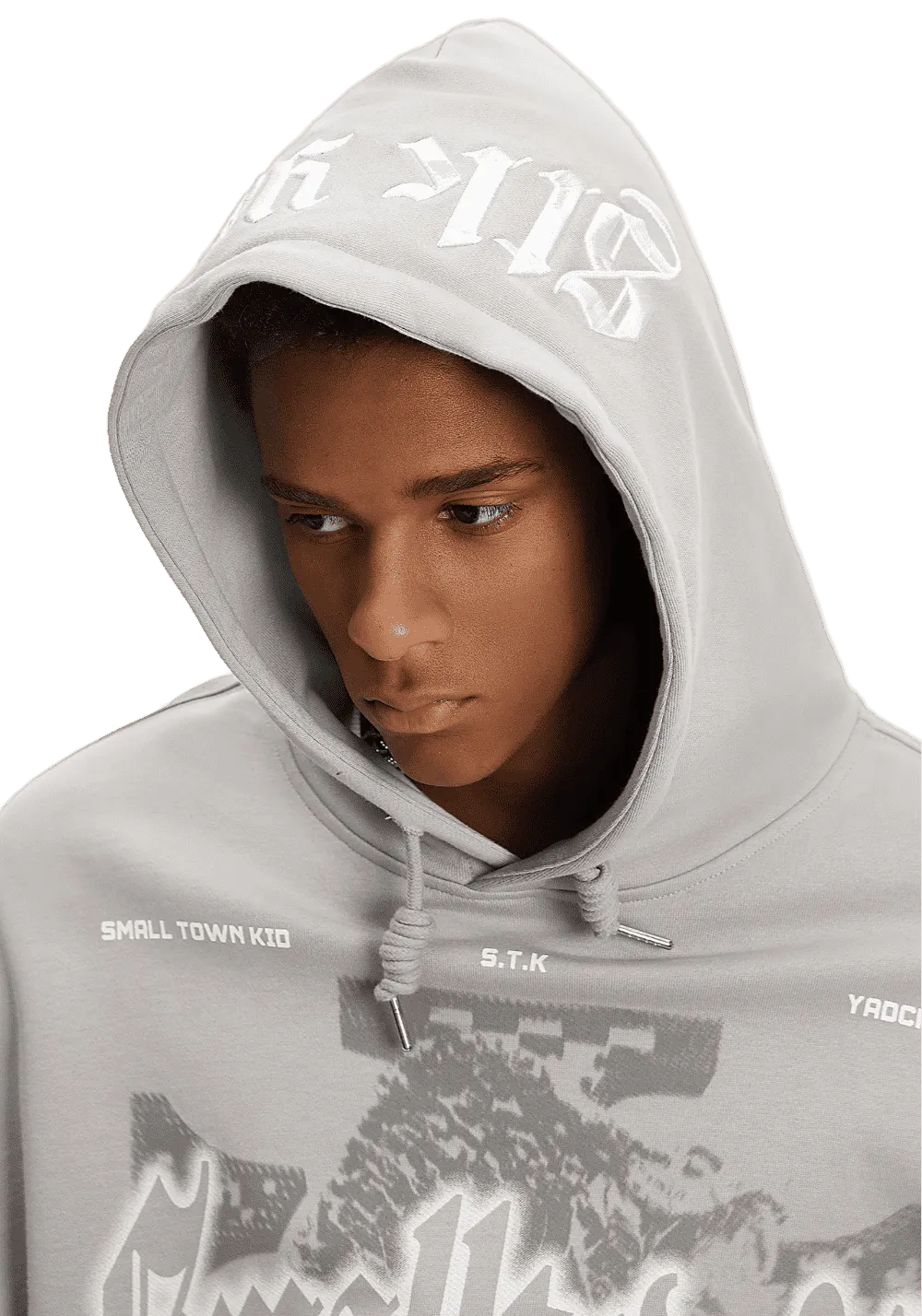 Small Town Kid丨Retro Anaconda Print Hoodie