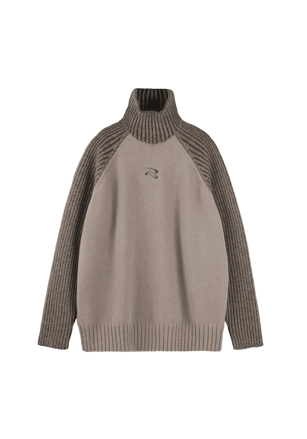 Frisbee Contrast Color Sweater