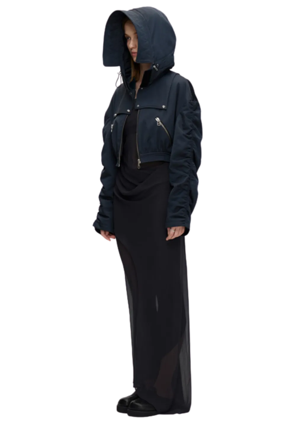 Satin Fisherman Jacket