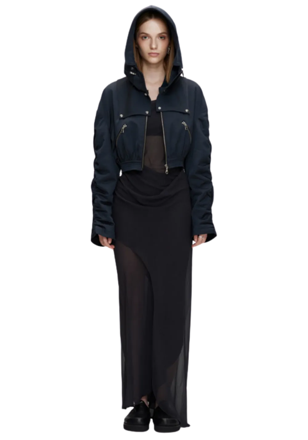 Satin Fisherman Jacket